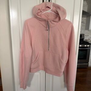 Lululemon Scuba Hoodie 1/2 zip In Pink XS/S.